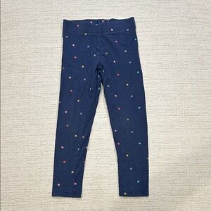 Colorful Polka Dot Kids Capri Leggings